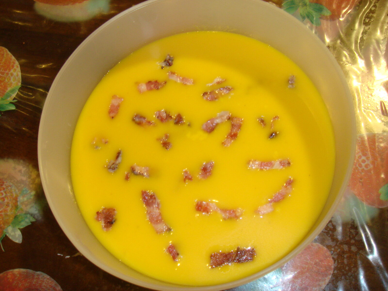 Velouté de potimaron au curry et lait de coco (butternut)