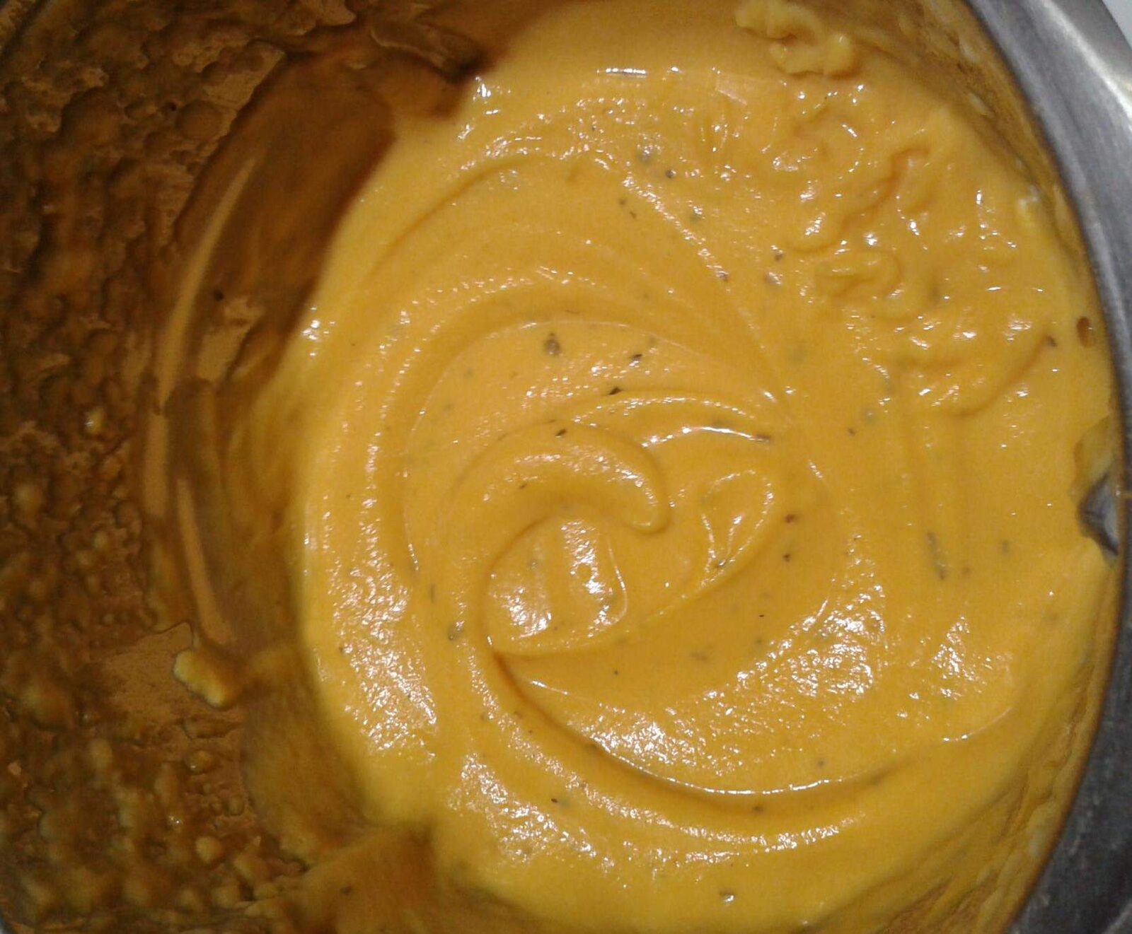 velouté de potimaron aux fromage frais