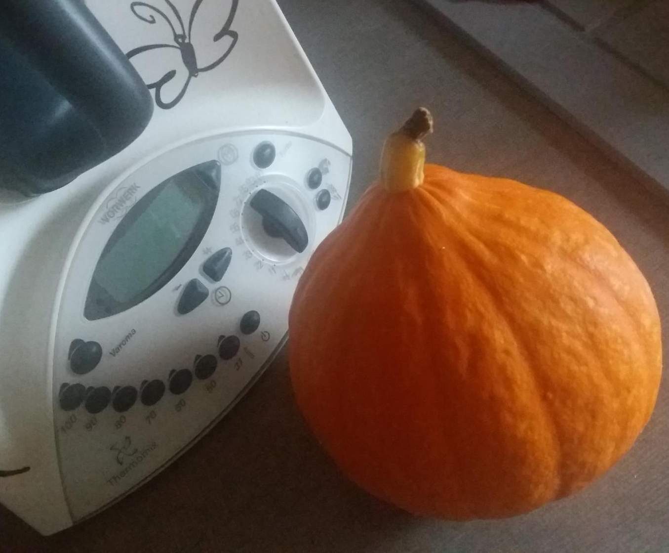 Velouté de potimarron aux châtaignes