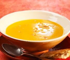 Velouté de potimarron et patate douce