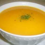 Velouté de potimarron oignons chataignes