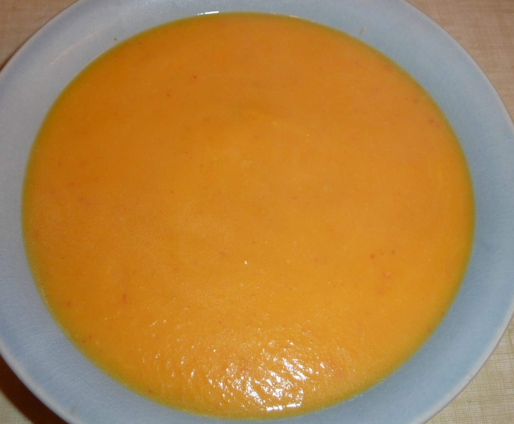 Velouté de potiron à la vache qui rit
