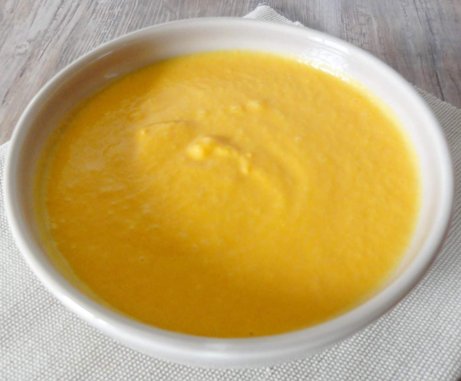 velouté de potiron/vache qui rit