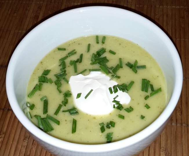 Velouté de tomates vertes