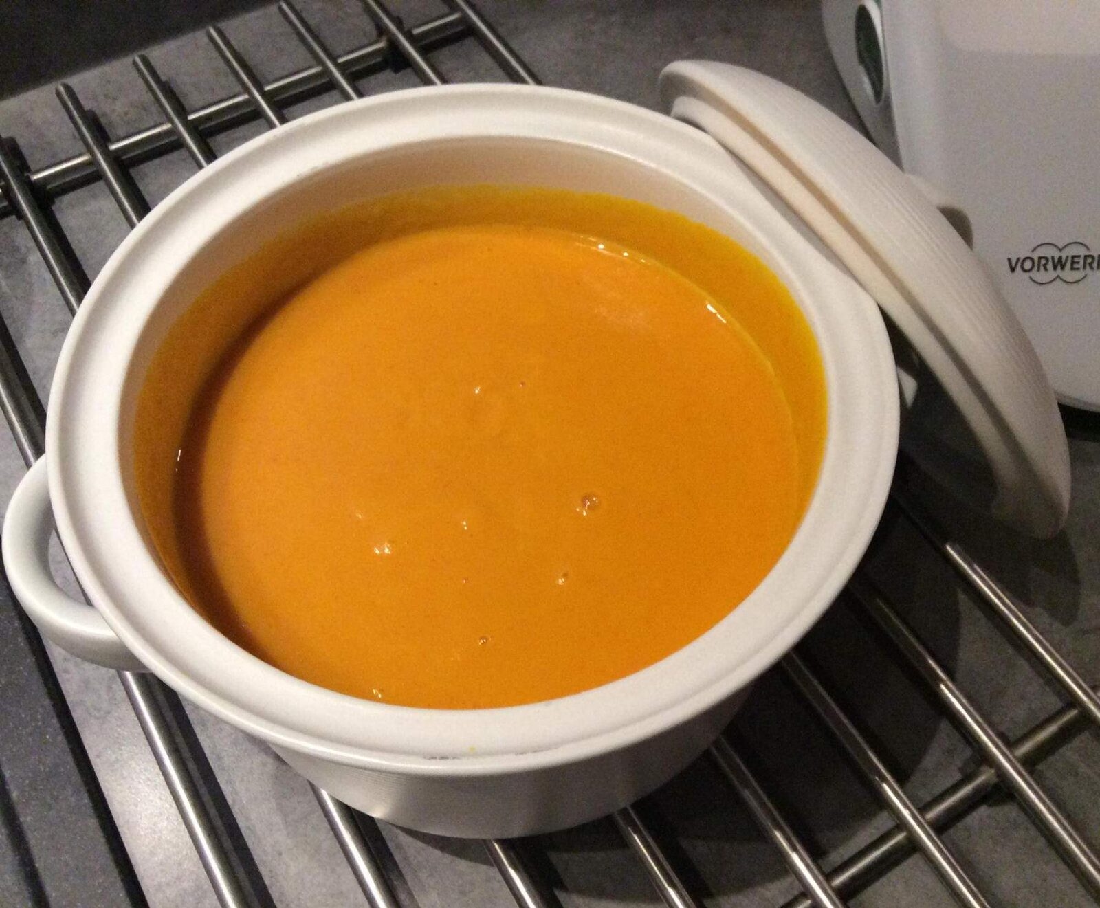 Velouté potimarron, coco et curry