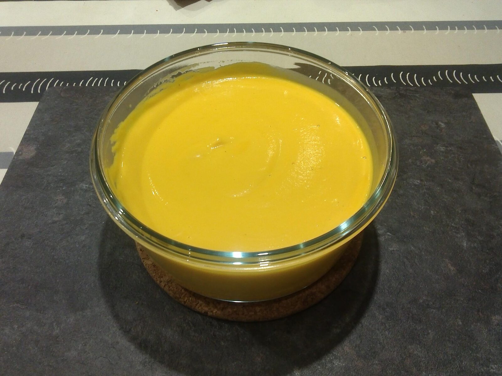 Velouté potiron,patates douces,carottes et st moret