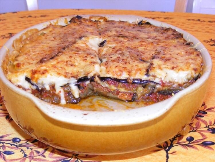 Véritable moussaka bechamel au fromage de brebis
