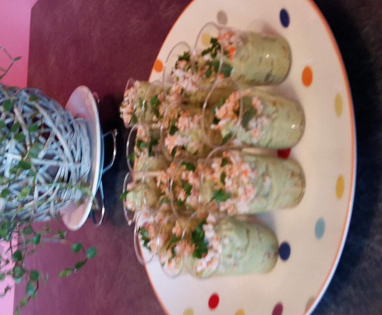 VERRINE AVOCAT SURIMIS