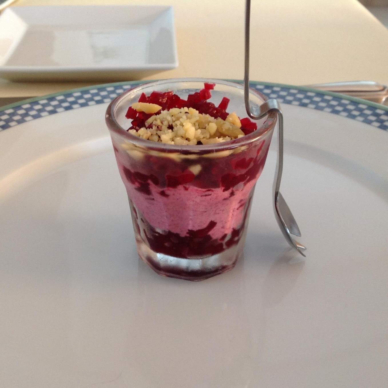 verrine de betterave hyper rapide