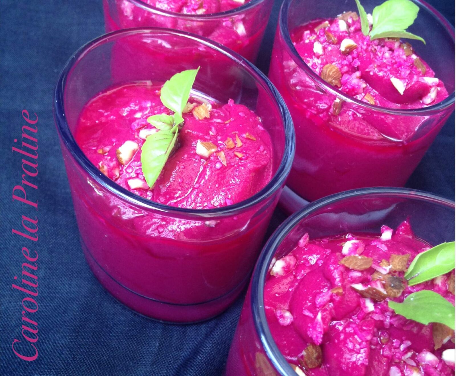 Verrine légère Betterave et St Morêt