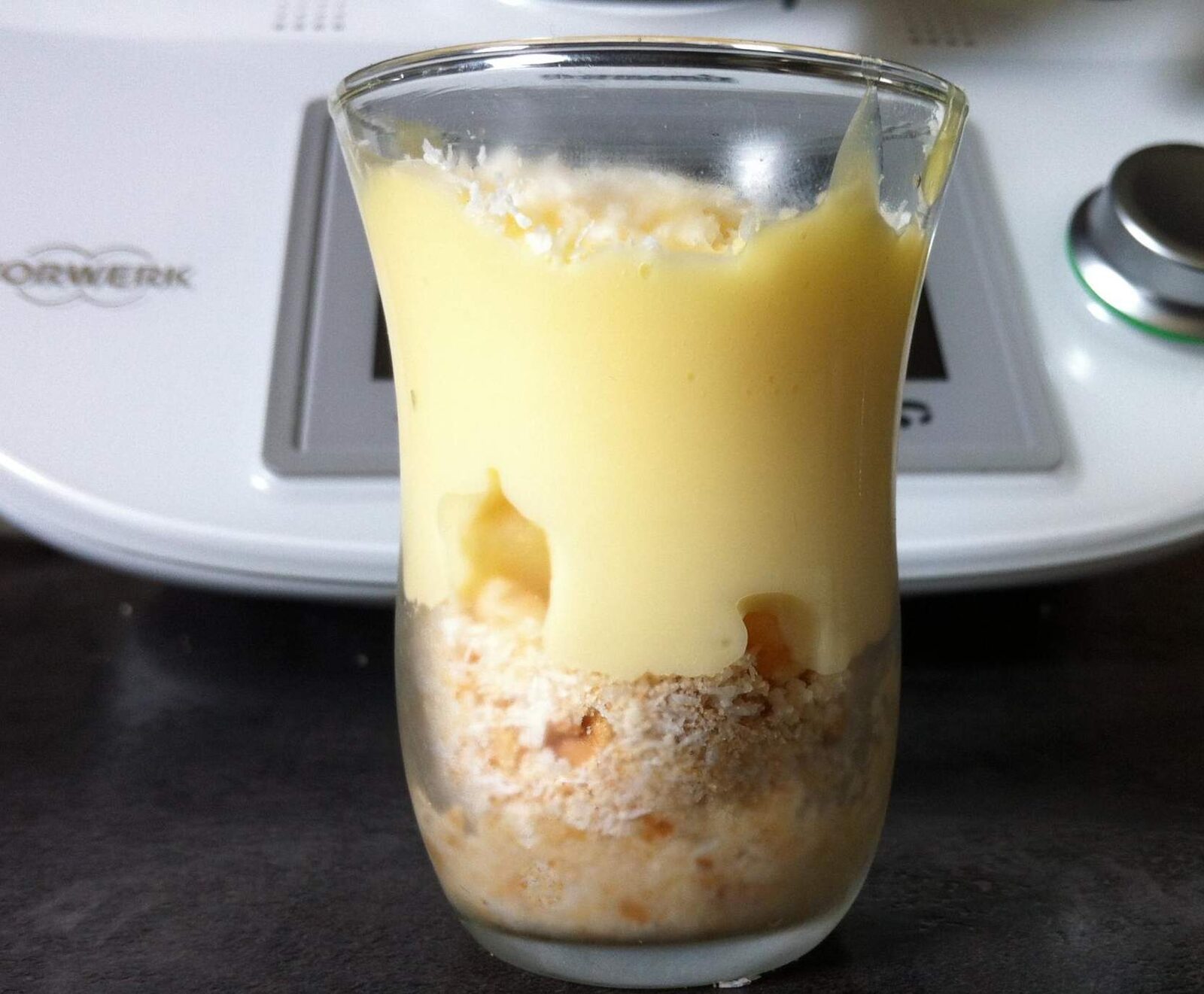 Verrines au citron et annanas