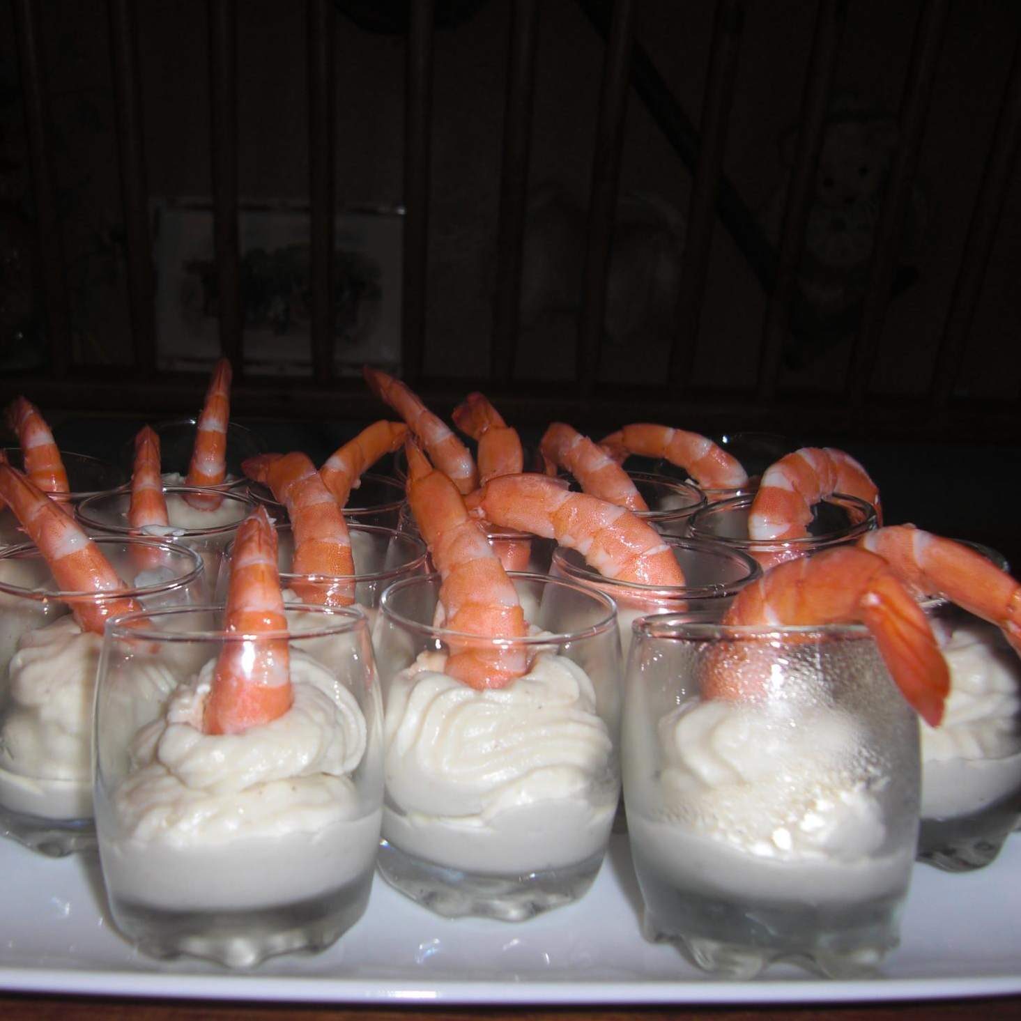 Verrines aux topinambours