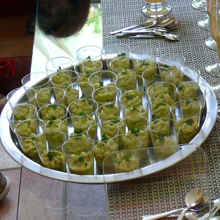 Verrines avocat crevettes