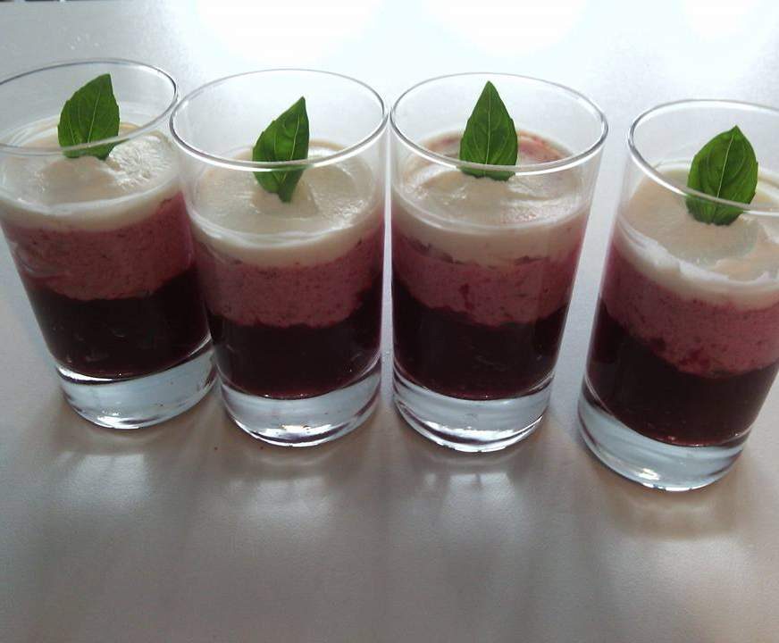 Verrines betterave mascarpone