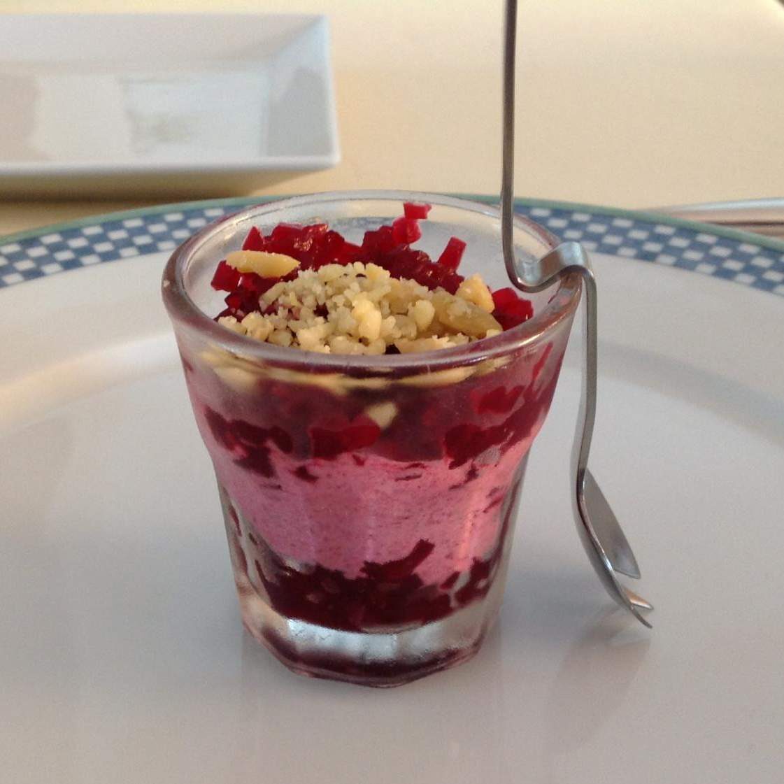 verrines de betteraves.