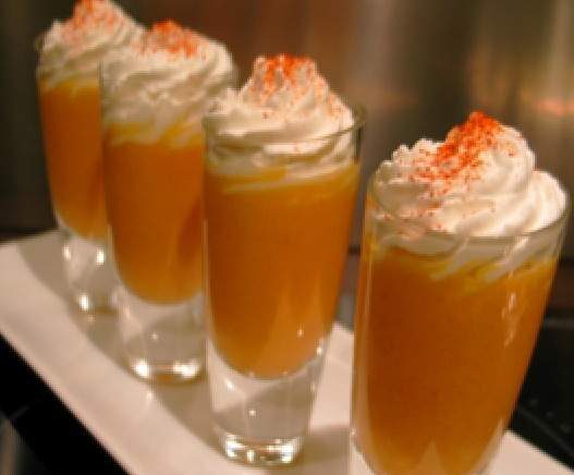 Verrines glacées carottes & cumin