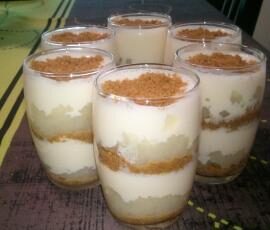 Verrines tiramisu poires & speculos