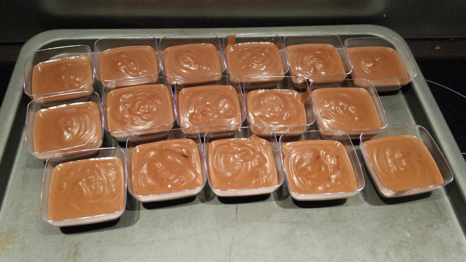 Verrines tout chocolat façon Ganache Gü