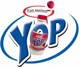 Yaourt à boire à la framboise