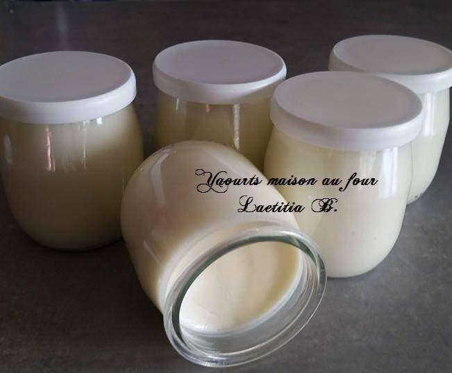 Yaourts maison au four